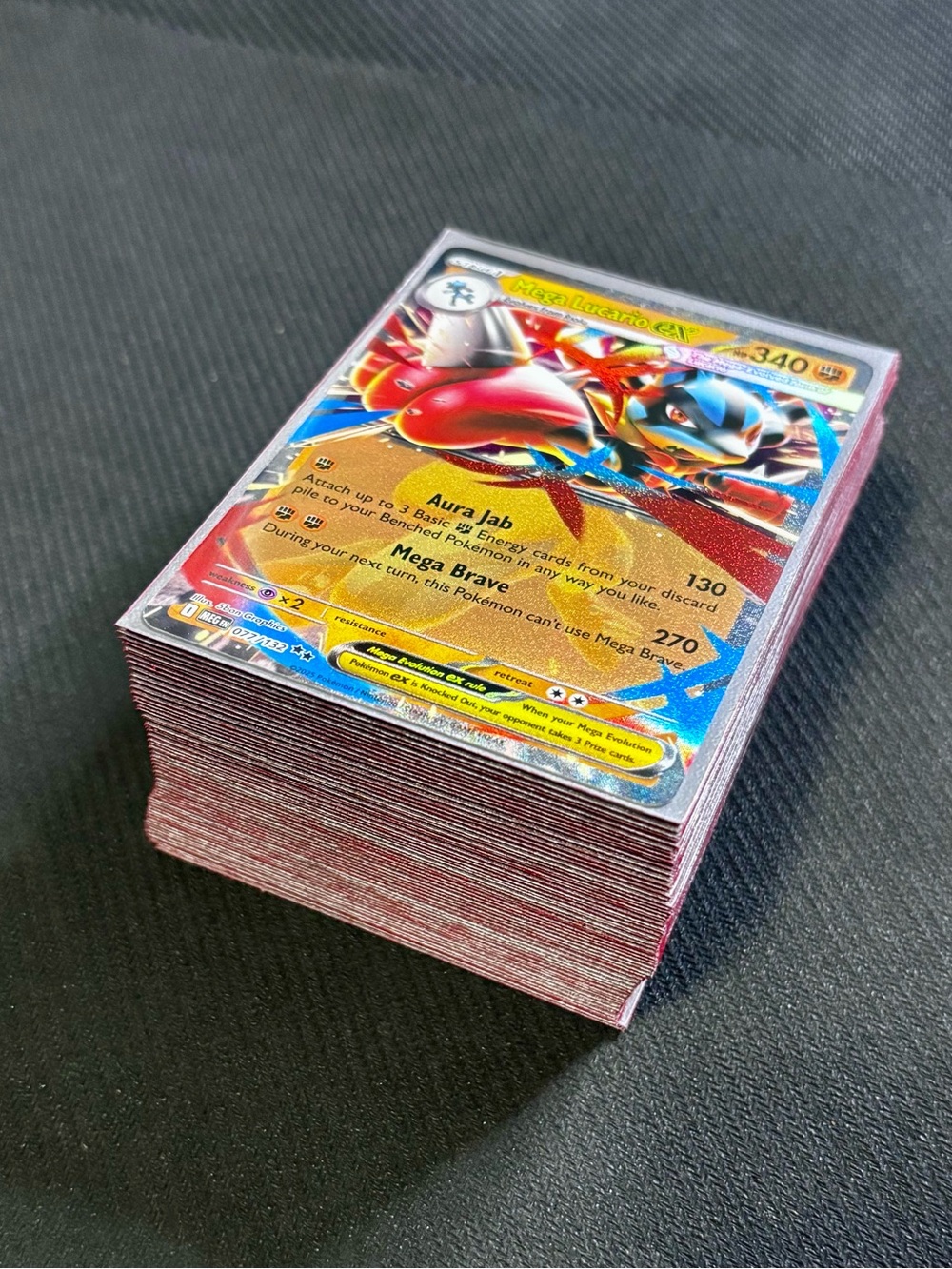 Meta Custom Pokémon TCG Battle Deck - Mega Lucario Ex - Rotation Legal